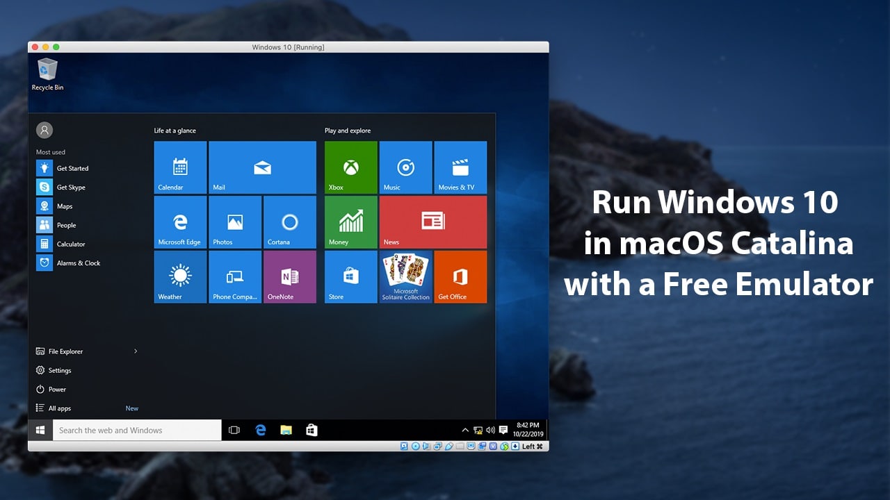 free windows xp emulator for mac